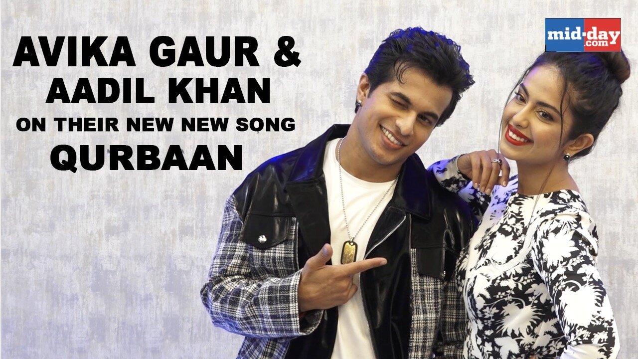 Avika Gaur and Aadil Khan on their new song Qurbaan